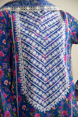 3 Piece - Printed & Embroidered Suit - E1915