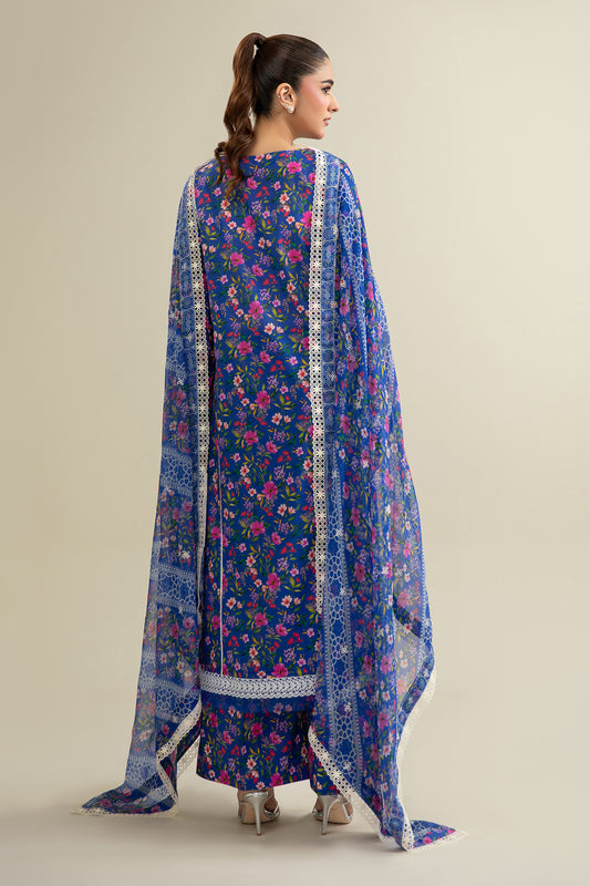 3 Piece - Embroidered Suit - E1915