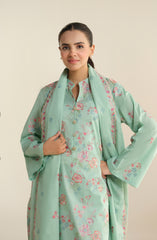 3 Piece - Embroidered Suit - E1917