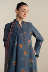 3 Piece - Embroidered Suit - E1922