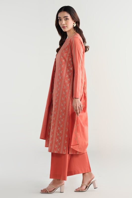 3 Piece - Embroidered Suit - E1923