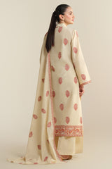 3 Piece - Embroidered Suit - E1924