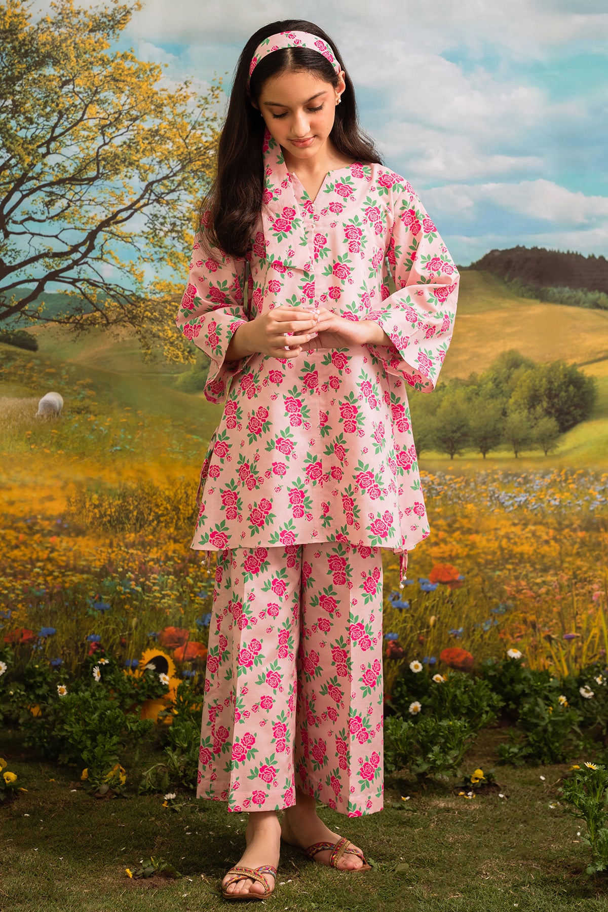 2 Piece Cotton Lawn Shirt & Trouser
