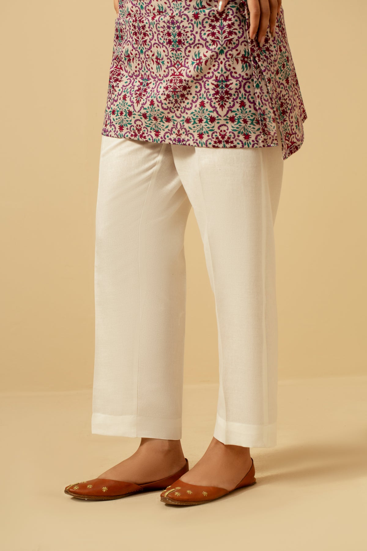 1 Piece Dyed Cotton Trouser