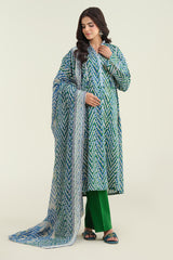 3 Piece- Printed Suit-KPA24-P3017-17