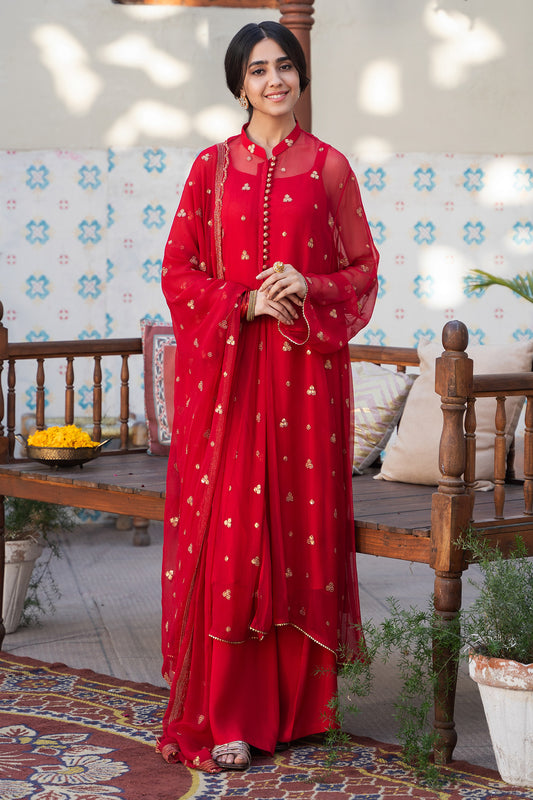 3 Piece - Embroidered Suit - KPE24-P2906-106