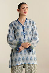 2 Piece - Printed & Embellished Suit - KPS25-P3401