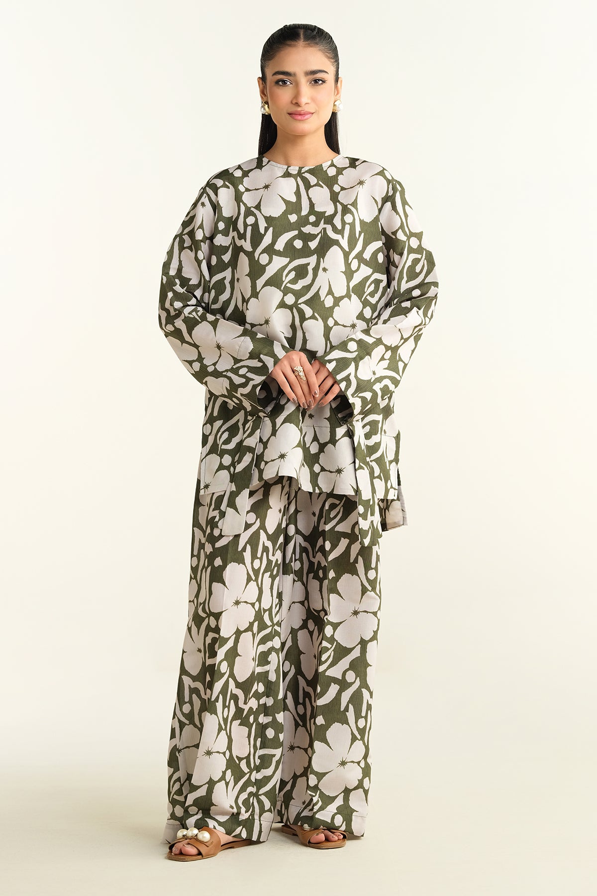 2 Piece-Printed Suit-KPS25-P3455