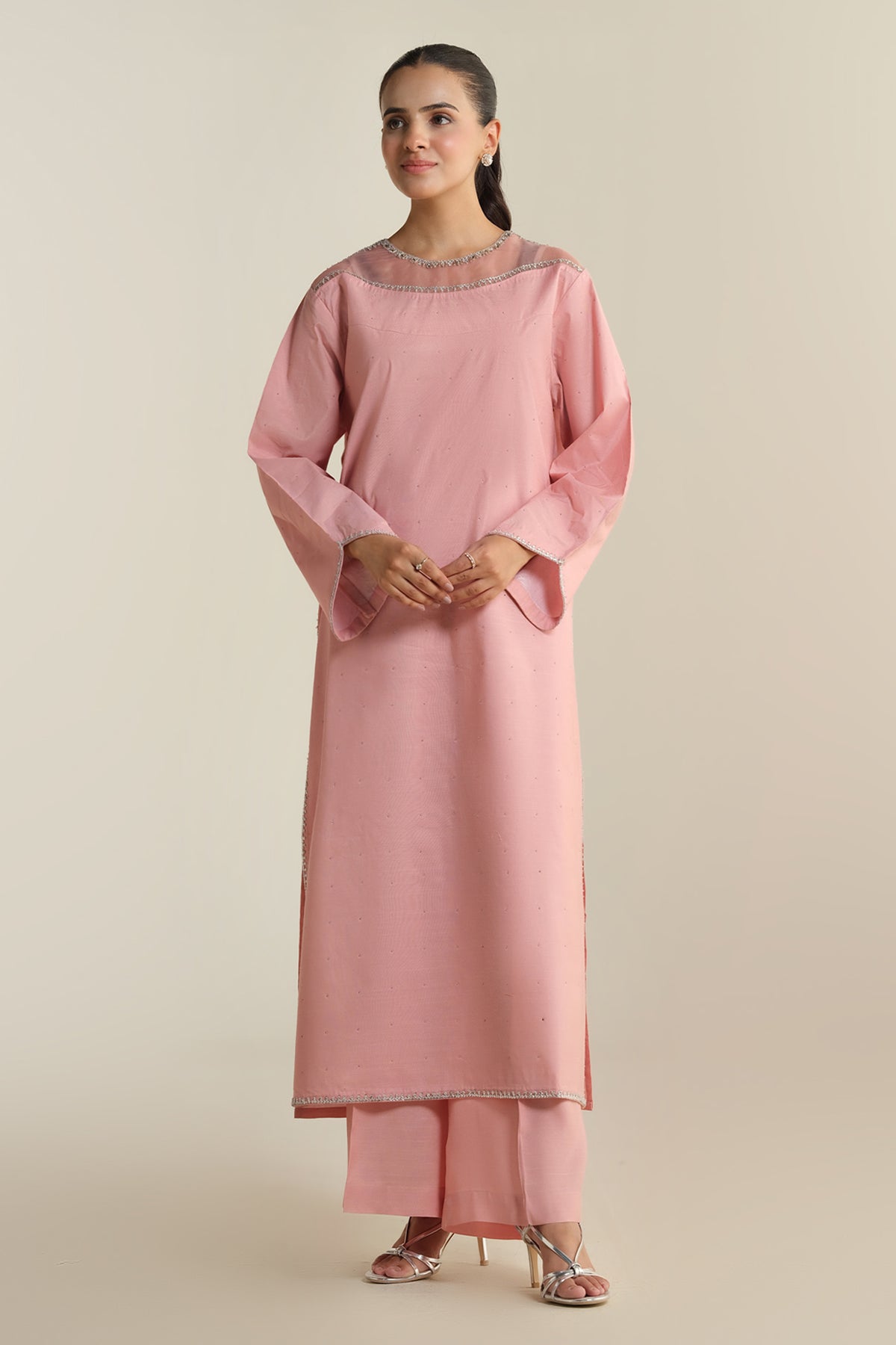 2-Piece Embroidered Suit-KPS25-P3503