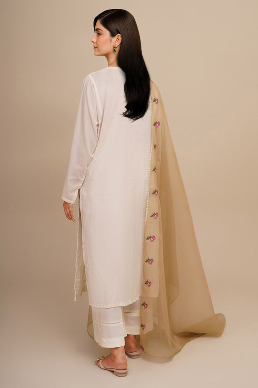 3 Piece - Embroidered Suit - KPS25-P3514