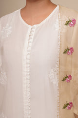 3 Piece - Embroidered Suit - KPS25-P3514