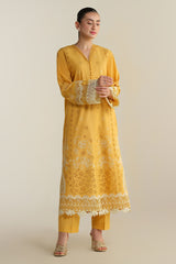 2- Piece Embroidered Suit- KPS25-P3517
