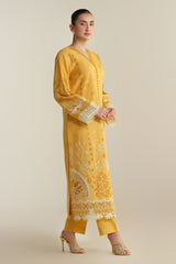 2- Piece Embroidered Suit- KPS25-P3517