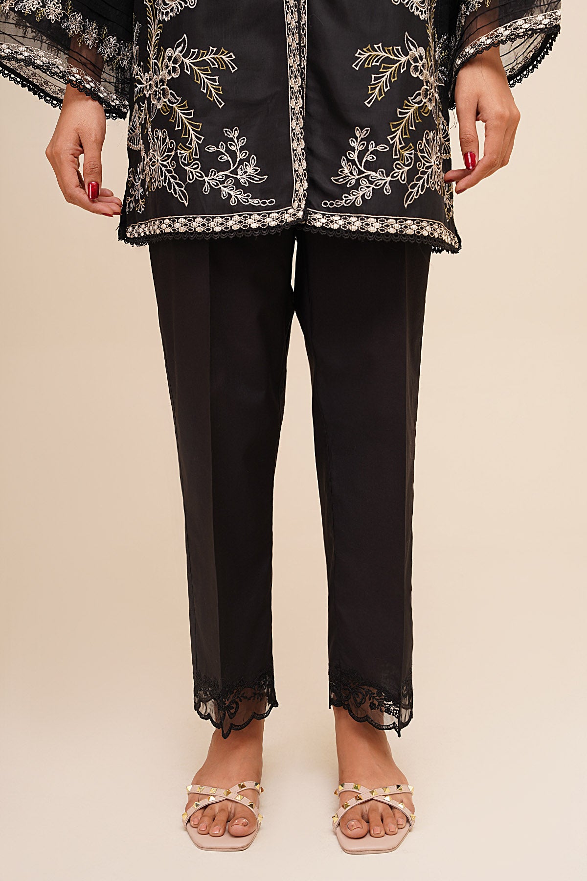 Embroidered Trousers - KPS25-P3623