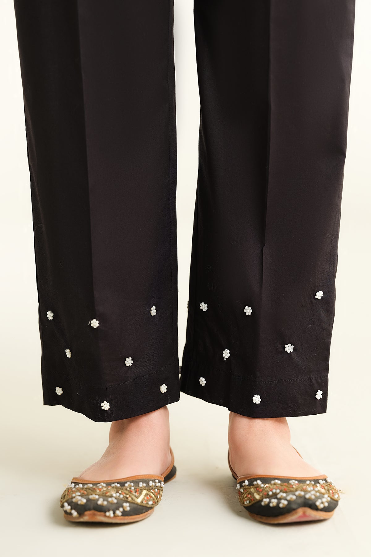 1 Piece-Dyed & Embellished Trouse-KPS25-P3632
