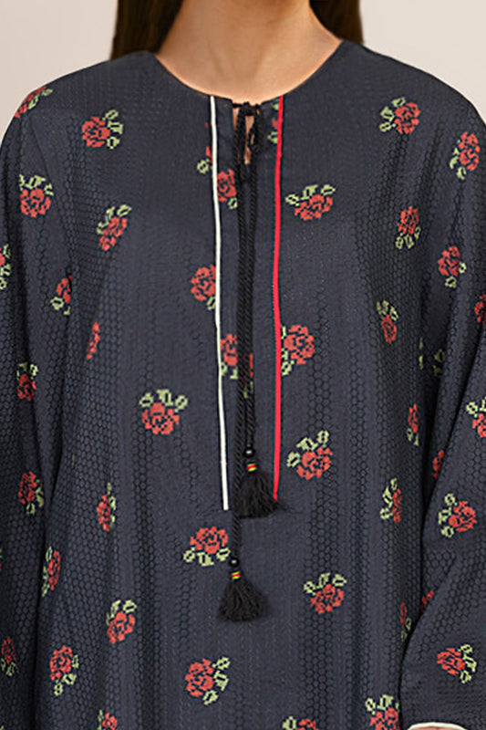 2 Piece - Printed & Embellished Suit - KPW25-P3672