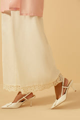 Embroidered Khaddar Trousers