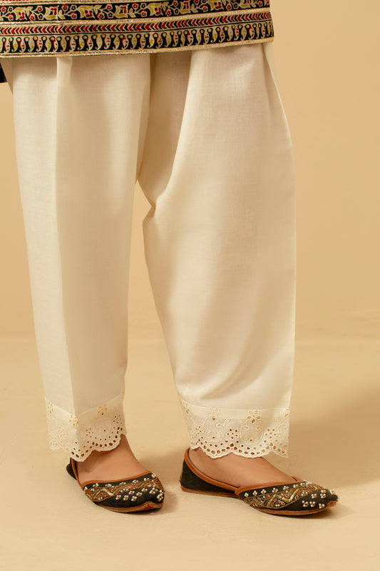 Embroidered Trouser - KPW24-P3069-69