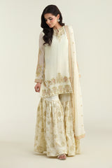 3 Piece-Embroidered Suit-KPW24-P3077-77