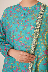 3 Piece - Printed Suit - KPW24-P3109-109