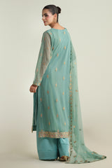 2 Piece-Dyed & Embroidered Suit-KPW24-P3150-150