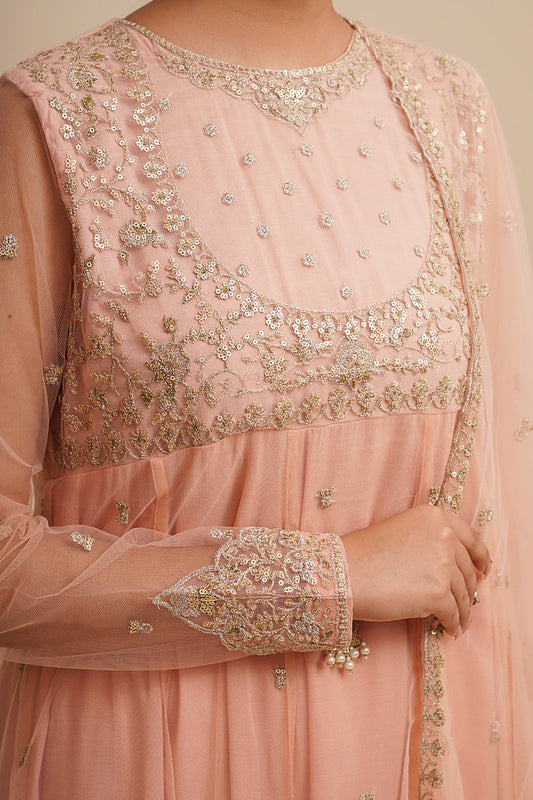 3 Piece - Embroidered Suit - KPW24-P3152-152