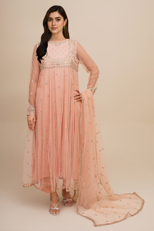 3 Piece - Embroidered Suit - KPW24-P3152-152