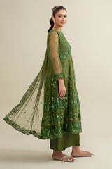 2 Piece - Embroidered Suit - KPW24-P3160-160