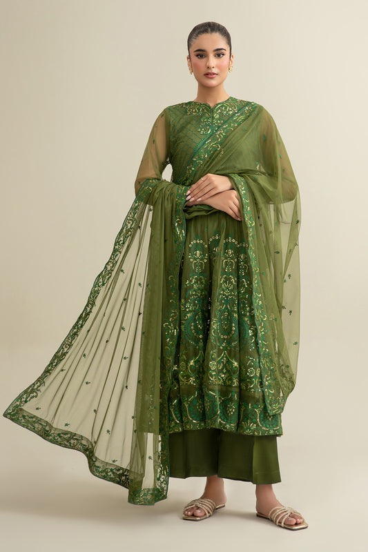 2 Piece - Embroidered Suit - KPW24-P3160-160