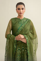 2 Piece - Embroidered Suit - KPW24-P3160-160