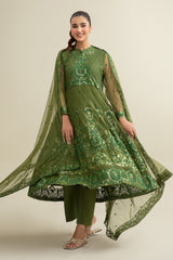 2 Piece - Embroidered Suit - KPW24-P3160-160