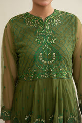 2 Piece - Embroidered Suit - KPW24-P3160-160