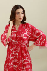 2 Piece - Printed & Embellished Suit - KPW25-P3795