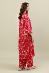 2 Piece - Printed & Embellished Suit - KPW25-P3795