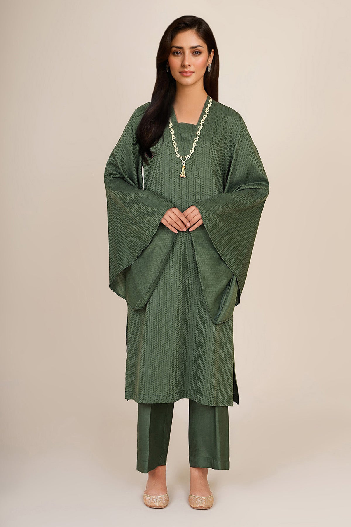 2 Piece - Embellished Suit - KPW25-P3660