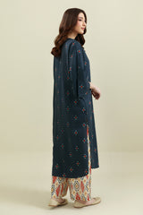 2 Piece - Printed & Embellished Suit - KPW25-P3671