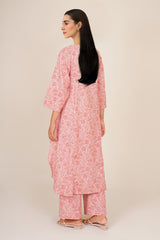 2 Piece - Printed & Embellished Suit - KPW25-P3673