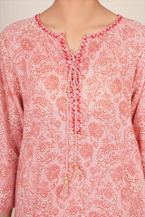 2 Piece - Printed & Embellished Suit - KPW25-P3673