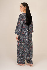 2 Piece - Printed & Embellished Suit - KPW25-P3682
