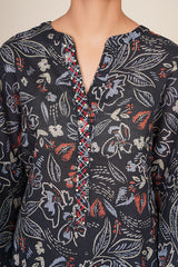 2 Piece - Printed & Embellished Suit - KPW25-P3682