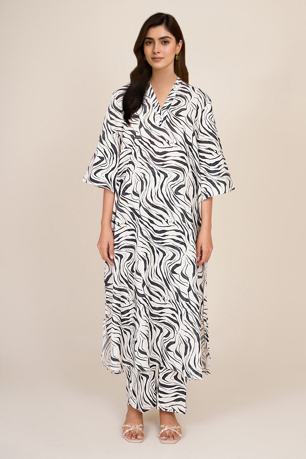 2 Piece - Printed Suit - KPW25-P3688