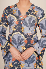 2 Piece - Printed Suit - KPW25-P3714