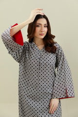 2 Piece - Printed Suit - KPW25-P3745