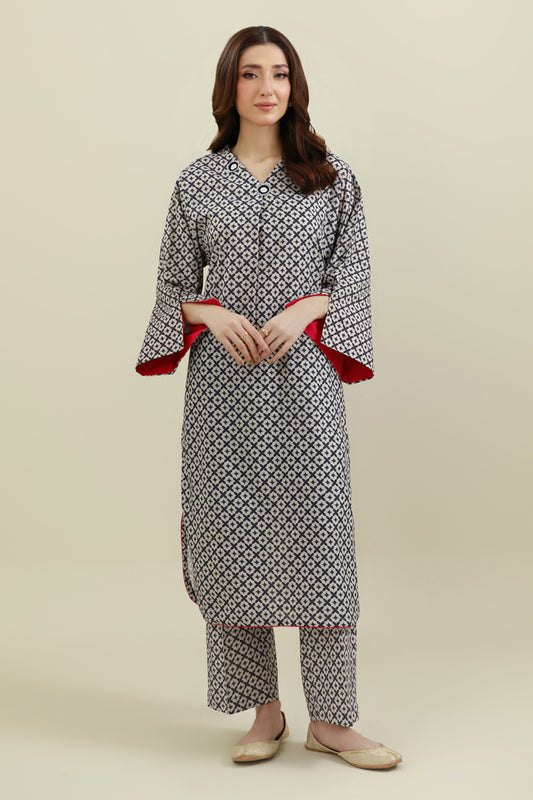 2 Piece - Printed Suit - KPW25-P3745