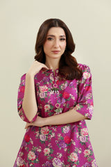 2 Piece - Printed & Embellished Suit - KPW25-P3748