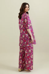 2 Piece - Printed & Embellished Suit - KPW25-P3748