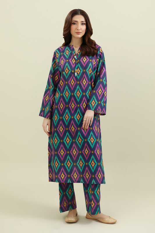 2 Piece - Printed Suit - KPW25-P3751