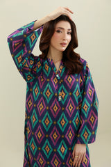 2 Piece - Printed Suit - KPW25-P3751