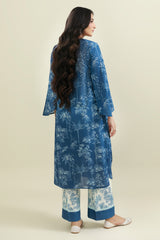 2 Piece - Printed & Embellished Suit - KPW25-P3808