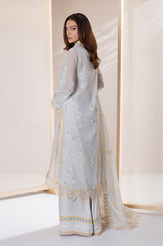 4 Piece - Embroidered Suit - MC1232